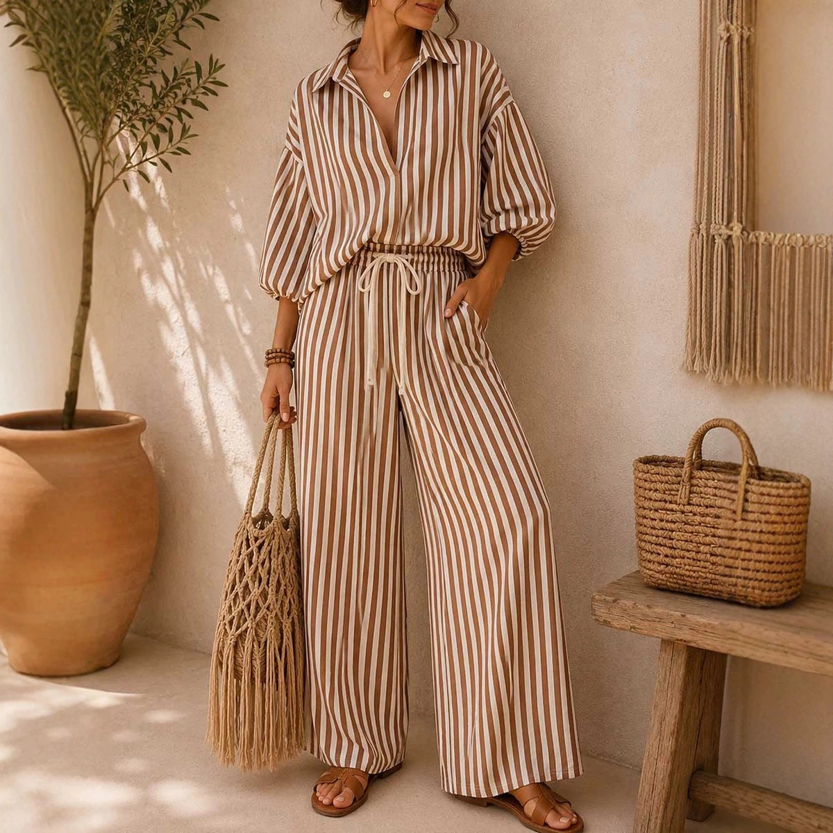 The Hunni Vacay Ready Set - Brown