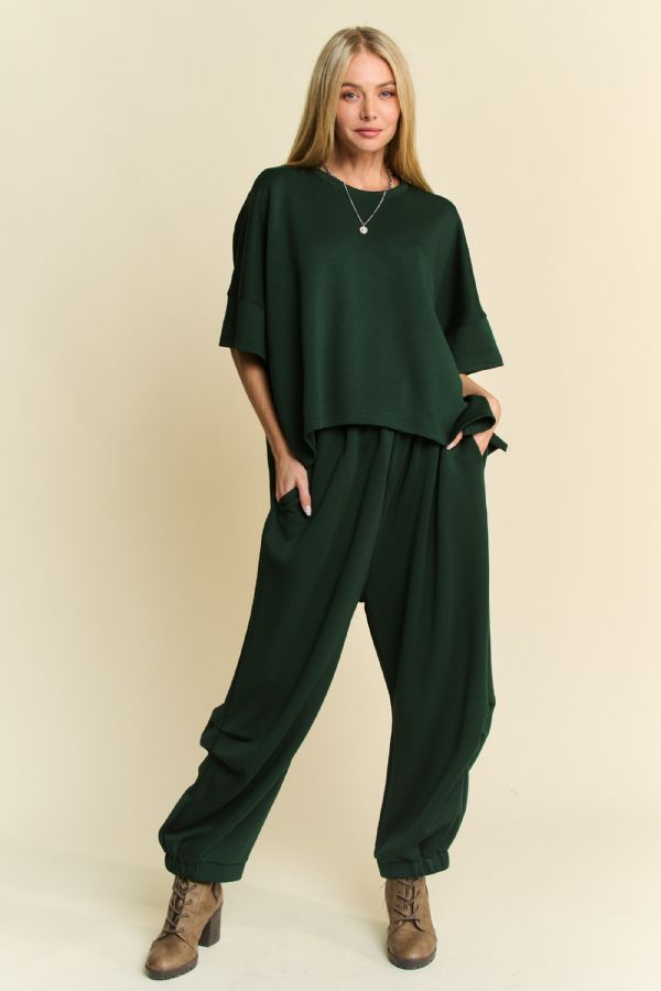 Flowy Set Hunni - Forest Green