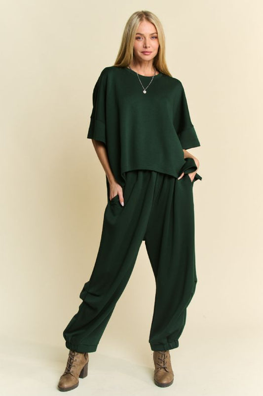 Flowy Set Hunni - Forest Green