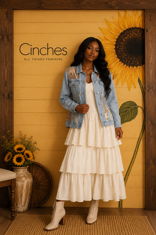 Flower Denim Hunni